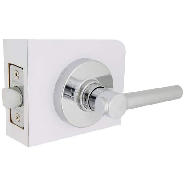 Defiant Highland Bright Chrome Hall and Closet Door Lever with Round Rose  32LD8203C - The Home Depot