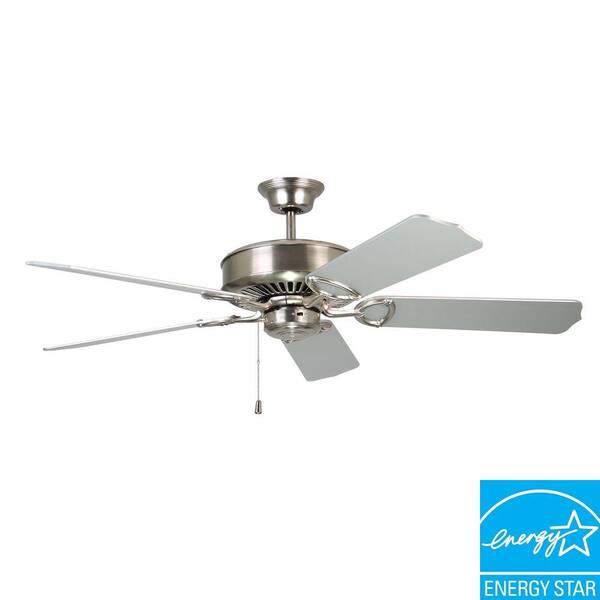 Designers Choice Collection Excellence 52 in. Satin Nickel Ceiling Fan