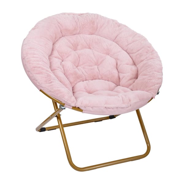 Carnegy Avenue Blush/Soft Gold Fabric Accent Chair