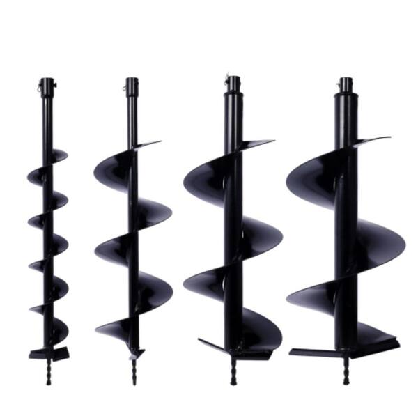 ITOPFOX Auger Drill Bits for Planting Set of 4 Garden Auger Drill Bit Spiral Drill Bit for Post Hole Digger Bulbs H2SA17 1OT035 The Home Depot