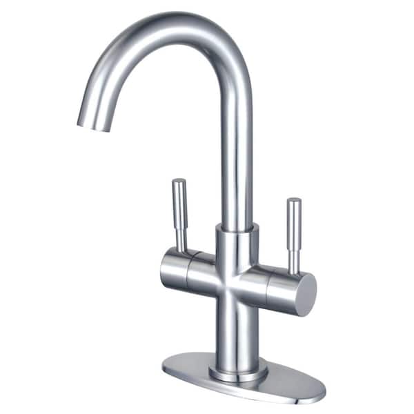 Kingston Brass Concord 2-Handle Bar Faucet in Polished Chrome