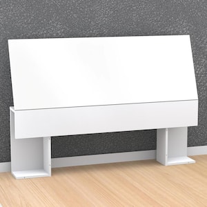White Full Size Headboard with Storage