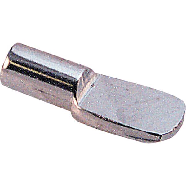 Prime-Line 7 mm Nickel Plated Metal Shelf Support Peg (8-Pack)