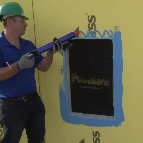 Liquid Window and Door Flashing Kit with 3 Liquid Flashing, 1 Gap