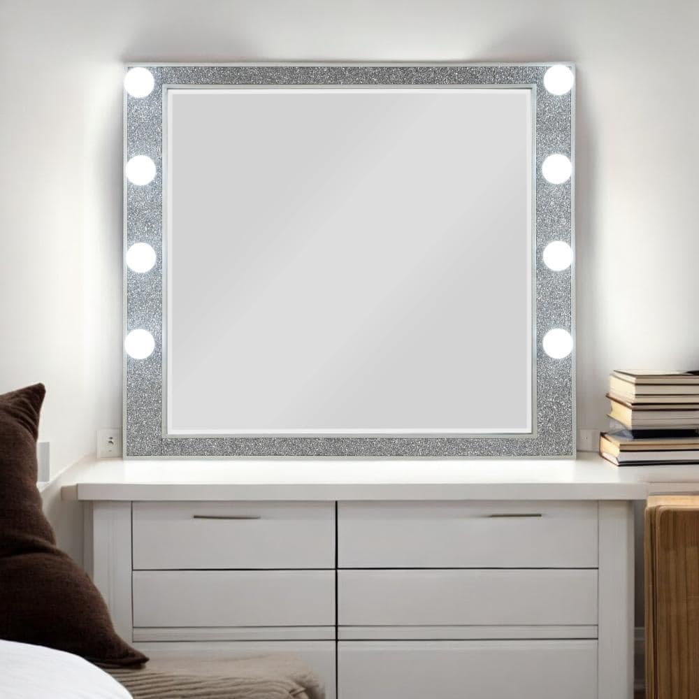 Sliverfluff Mirrored & Champagne Finish Mirror W/Light price history on PriceWatchPro