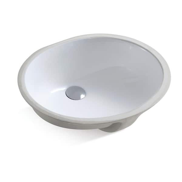 Speakman Westmere 16 in. Oval Undermount Bathroom Sink in White