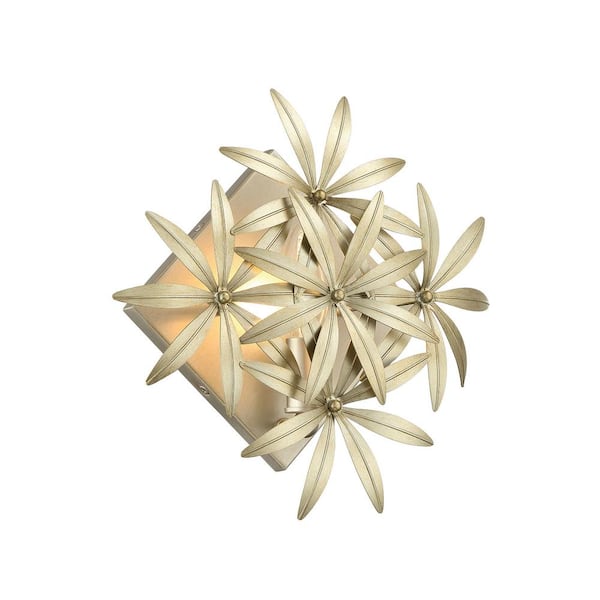 Minka Lavery Flower Child 1-Light Ambry Gold Wall Sconce