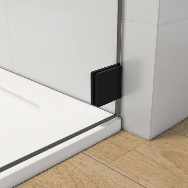 ANGELES HOME 56-60 in. W x 76 in. H Frameless Single Shower