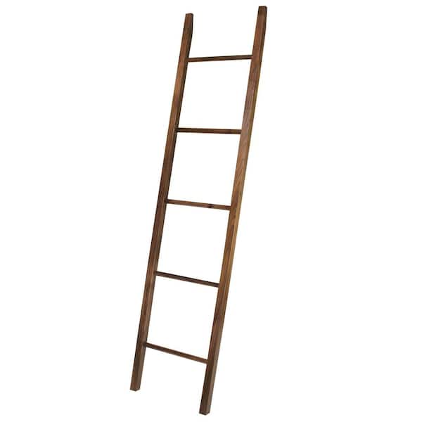 American Trails 19 in. W x 1.75 in. D Natural Decorative Ladder with Solid Walnut