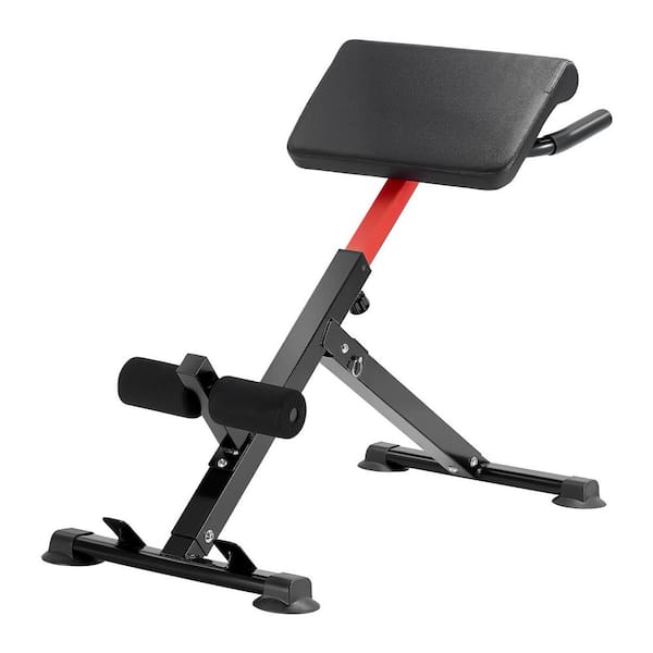 Roman Chair Hyperextension Bench 250 lbs. Adjustable and Foldable Extension Machine, Multi-Function Exercise Equipment