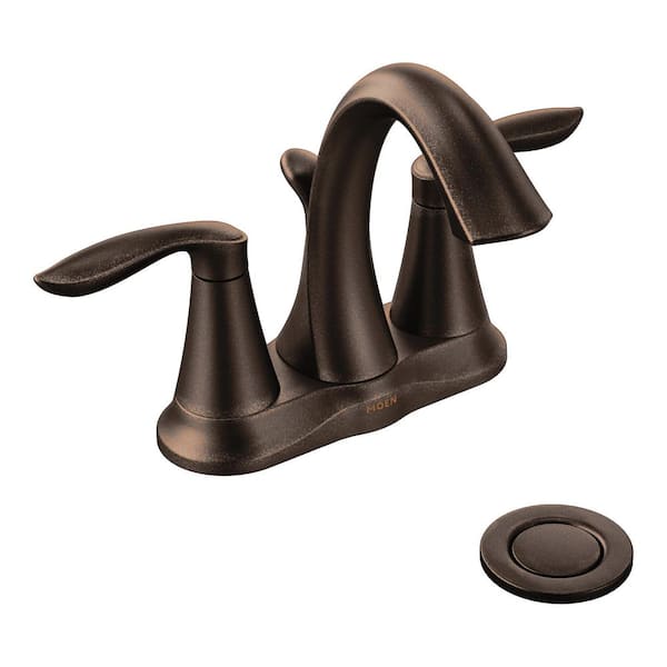 Eva Oil Rubbed Bronze Two-Handle High Arc Bathroom Faucet