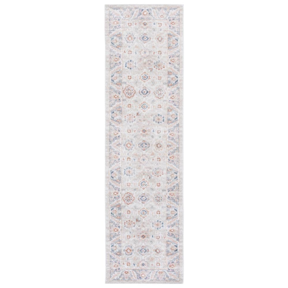 Blair Beige/Gray 2 ft. x 8 ft. Machine Washable Border Ornate Runner Rug price history on PriceWatchPro