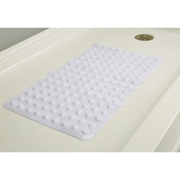 SlipX Solutions 17.5 in. x 13.5 in. Quick Dry Bath Mat in Marble