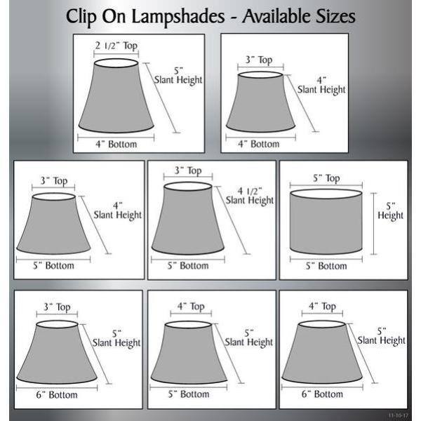 Set of 6 Black Cotton Bell Lamp Shades