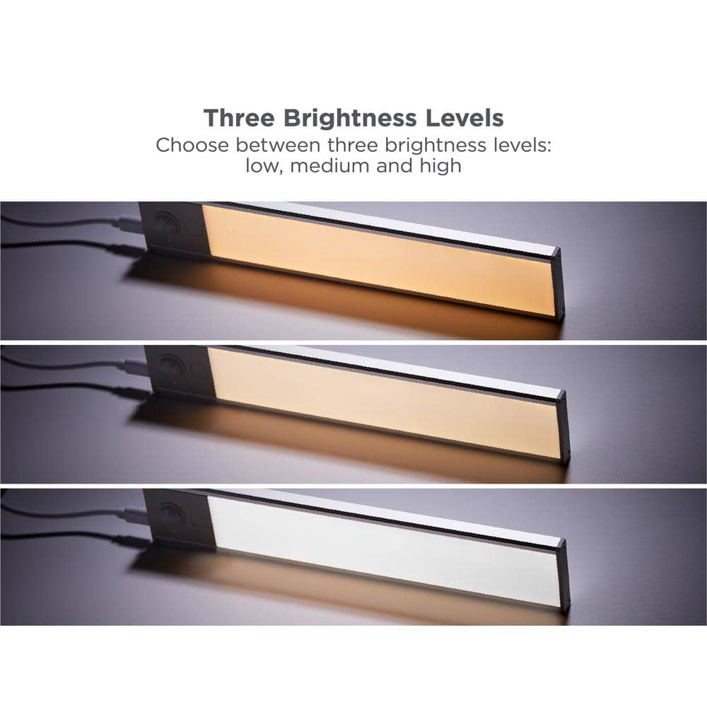 Warm White LED 9'' Rechargeable Under Cabinet Light Bar