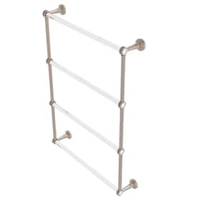 Pacific Beach 4 Tier 24 in. Ladder Towel Bar with Dotted Accents in Antique Pewter