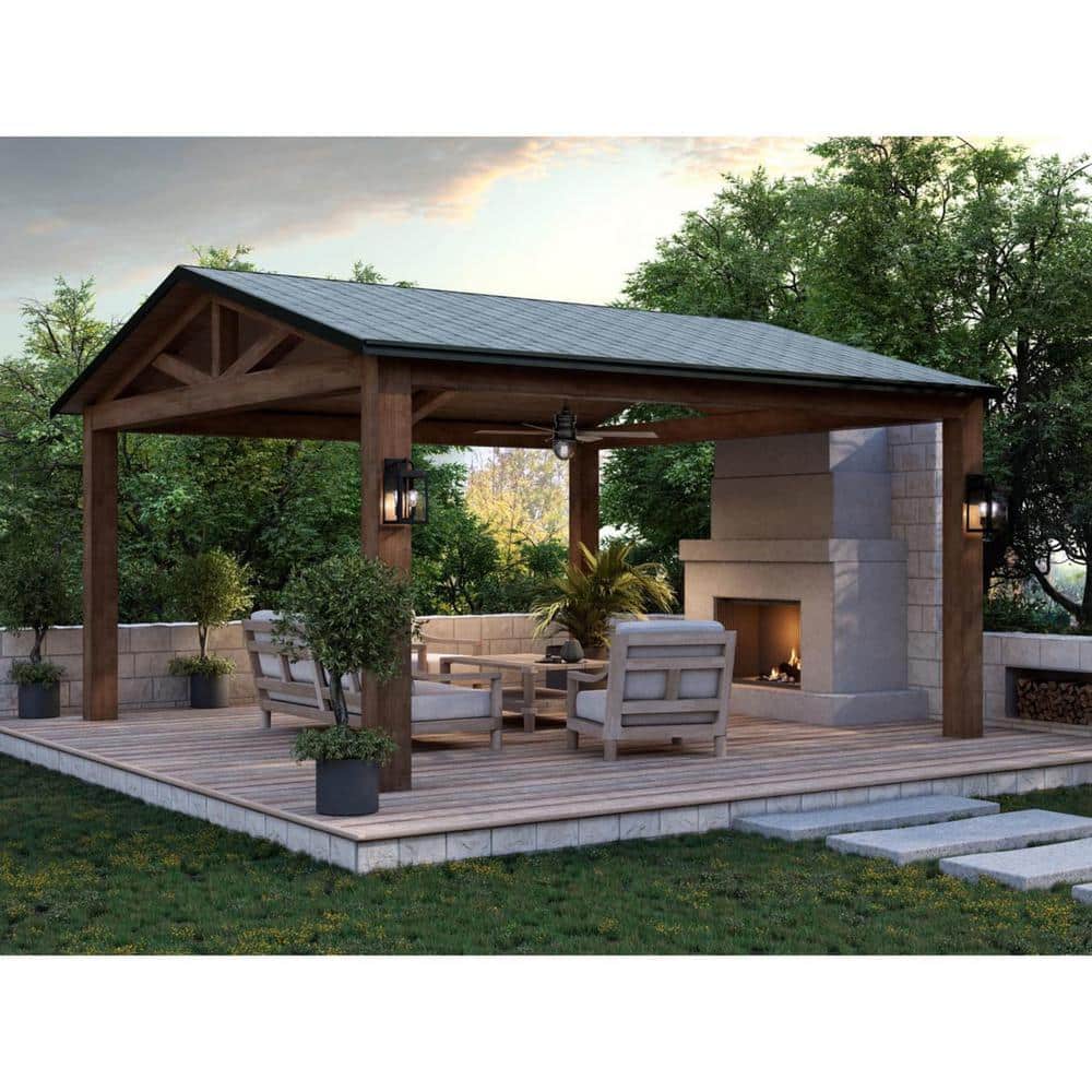 Grandbury Black Bronze 2-Light Outdoor Hanging Lantern