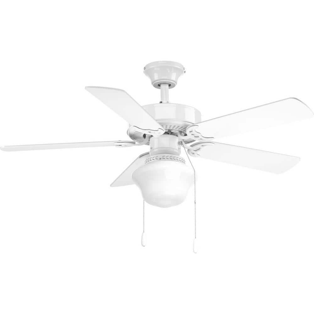 White Opal Glass LED Ceiling Fan Light Kit
