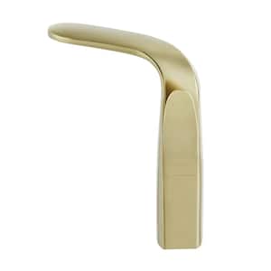 Chateau Single-Handle High-Arc Single-Hole Bathroom Faucet in Brushed Gold