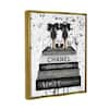 The Stupell Home Decor Collection Glam Fashion Book Stack Grey Bow Pump  Heels Ink by Amanda Greenwood Floater Frame Culture Wall Art Print 25 in. x  31 in. agp-105_ffg_24x30 - The Home Depot