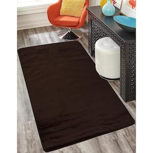 Euro Collection Brown 5 ft. x 7 ft. Area Rug