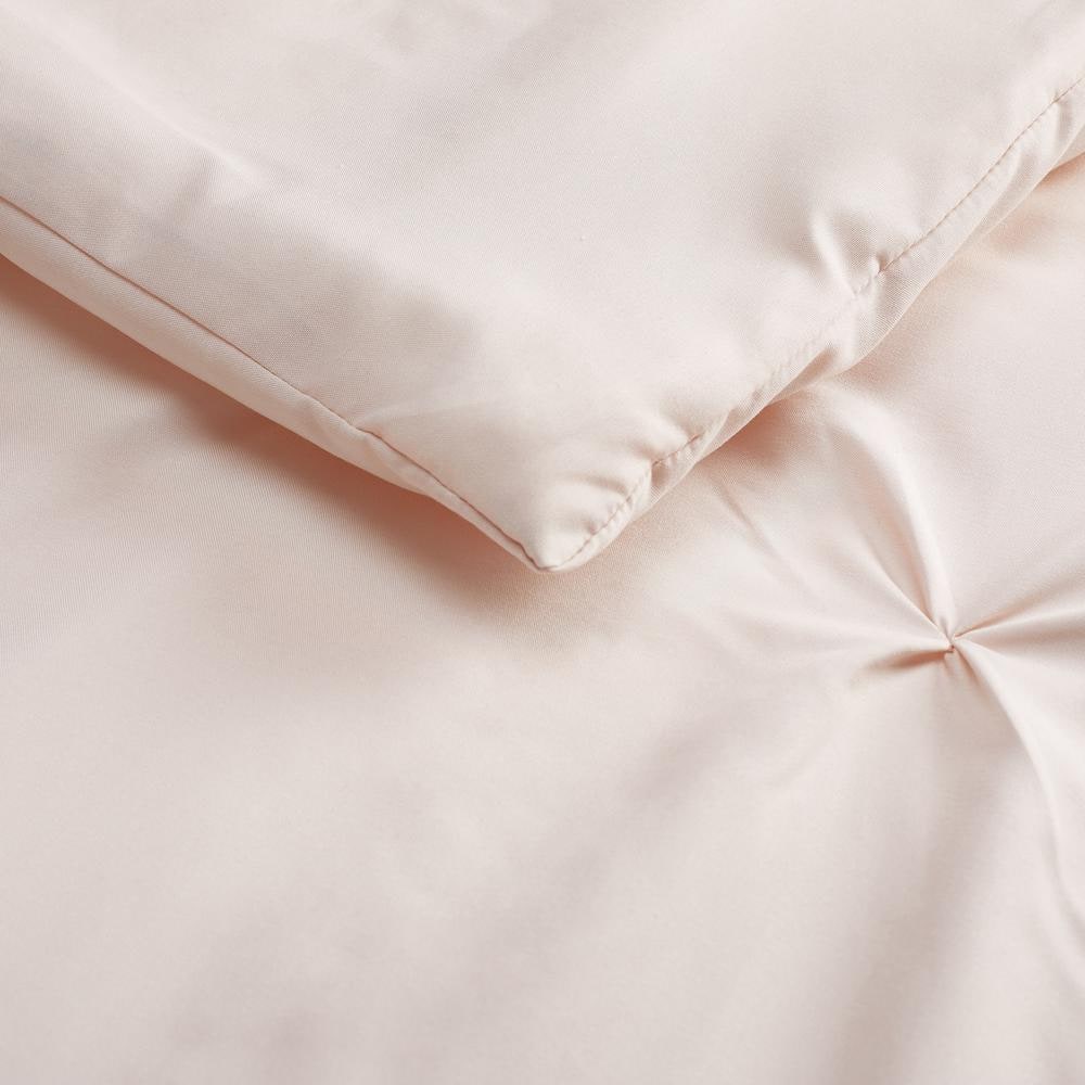 Blush Twin Microfiber Bed in a Bag Set