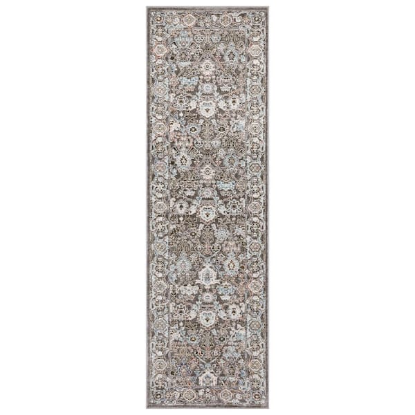 Concord Global Trading Barcelona Sultan Brown 2 ft. x 7 ft. Runner Rug