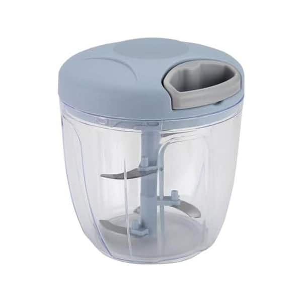 Hand Pull String Series Grey Manual Vegetable Fruit Nut Food Chopper Mincer Compact Dishwasher Safe Processor