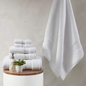 Splendor 6-Piece White 1000 GSM 100% Cotton Bath Towel Set