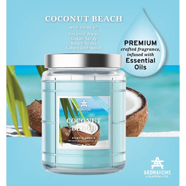 Coconut Beach 22 oz. Original Large Jar Candles - Large Jar