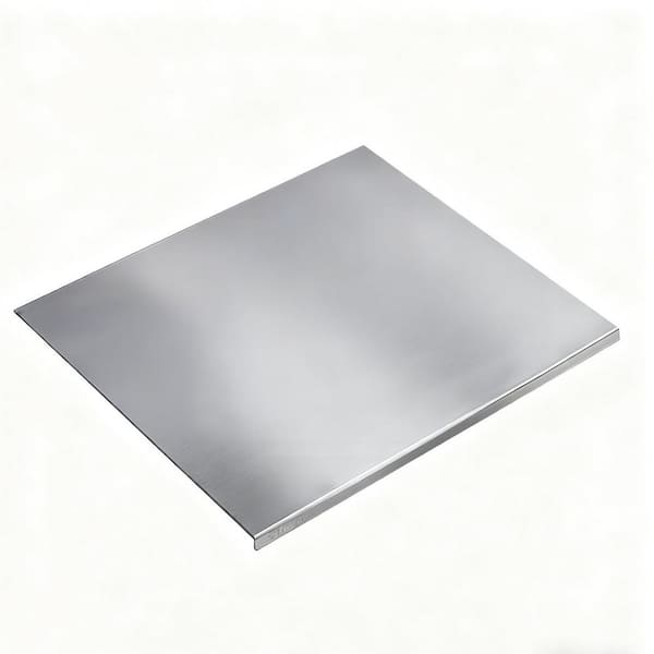 1-Piece 19.6 in. 304 Stainless Steel Cutting Board, Non-Slip and Dishwasher Safe, for Commercial and Home Use