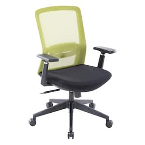 Ingram Fabric Swivel Office Chair in Green