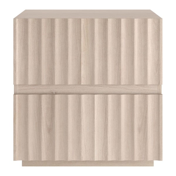 Jaylen Alder White 2 Drawer 15. 5in. W Nightstand