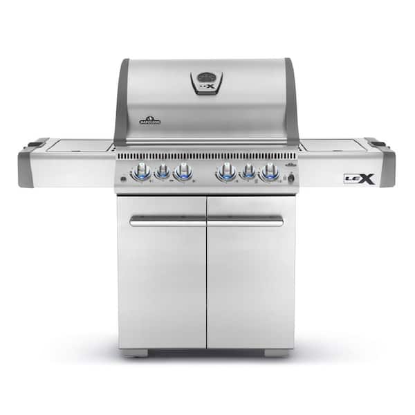 NAPOLEON LEX 485 with Infrared Side and Rear Burners Natural Gas Grill