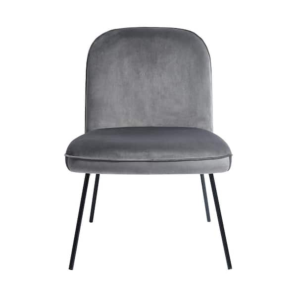 Grey velvet 2025 chair kmart