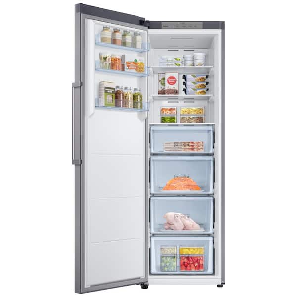 Galanz 11-cu ft Convertible Upright Freezer/Refrigerator (Stainless Steel)  ENERGY STAR in the Upright Freezers department at
