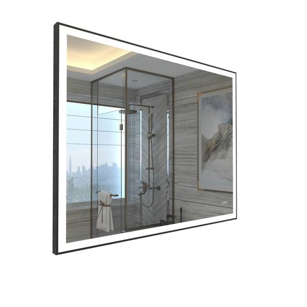 KINWELL KINWELL LED bathroom wall mounted mirror 40-in W good x 32-in H LED mirror