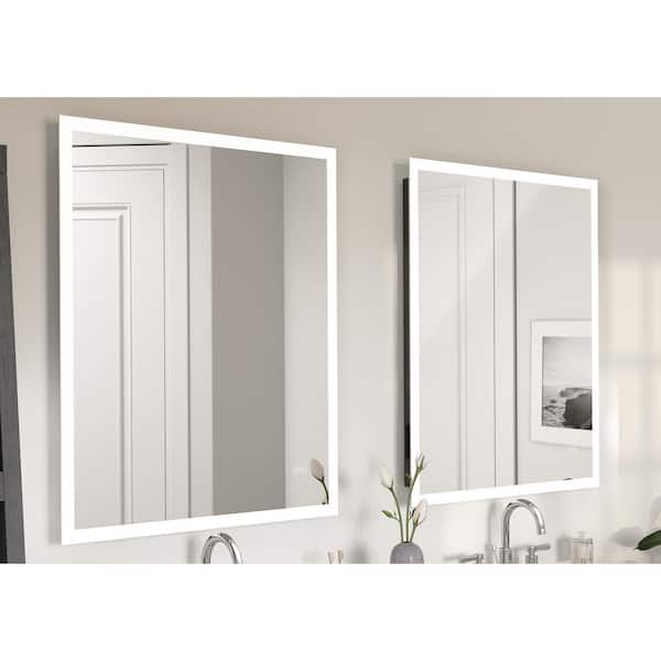 24 in. x 30 in. LED Wall Mirror with Bluetooth Speakers 24 in. x 30 in. LED Wall Mirror with Bluetooth Speakers
