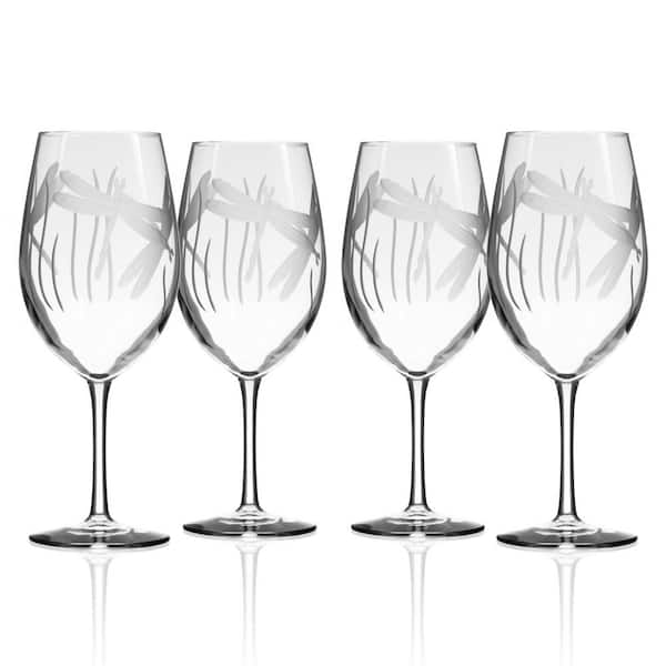 Rolf Glass Dragonfly 18 fl.oz All Purpose Wine Glasses (Set of 4)