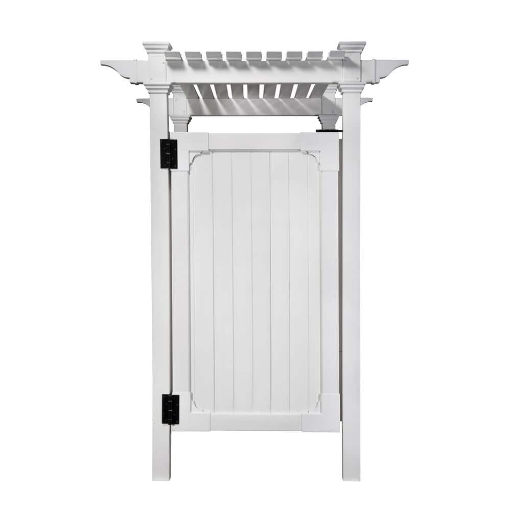 Zippity Outdoor Products Hampton Outdoor Vinyl Shower Kit