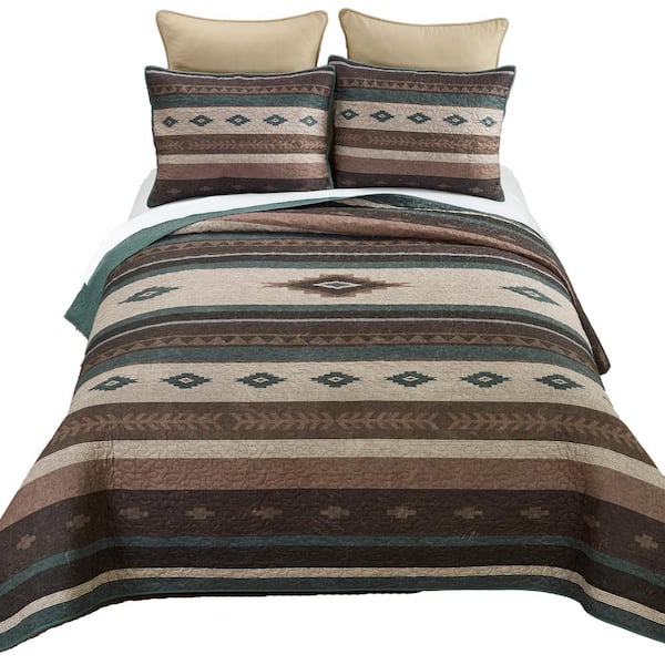 DONNA SHARP Sierra Vista UCC Multicolor 3-Piece King Quilt Set