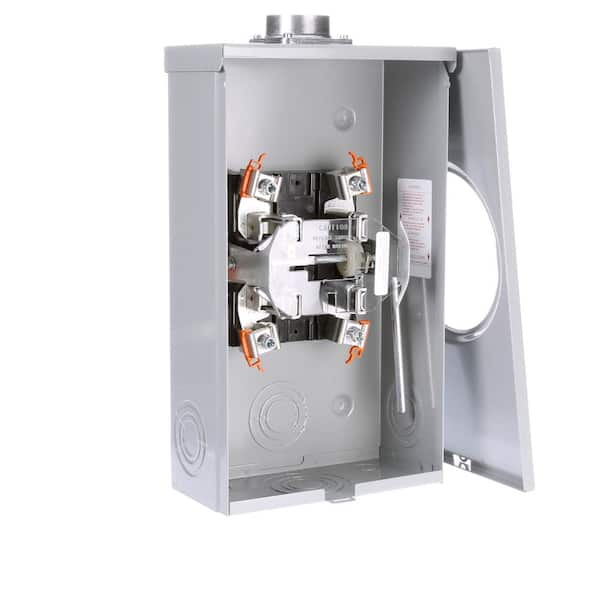 Milbank U3850 O TG KK 600 VAC 200 Amp 4 Terminal 1 Phase 1 Position