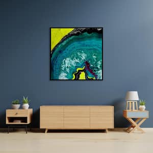 "Geode III" by Chandler Chase Framed Canvas Wall Art