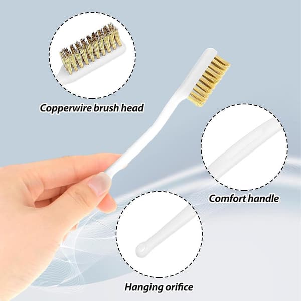 KIWDZFU Copper Wire Brush for 3D Printer Nozzle Cleaning Tool 3