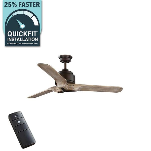 Chasewood 54 in. Indoor/Outdoor Roasted Java Ceiling Fan with Remote Control