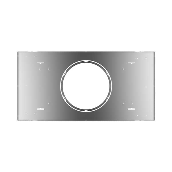 Euri Lighting T-Grid Mounting Plate for New Construction or Remodel T-Grid Ceilings (2-Pack)