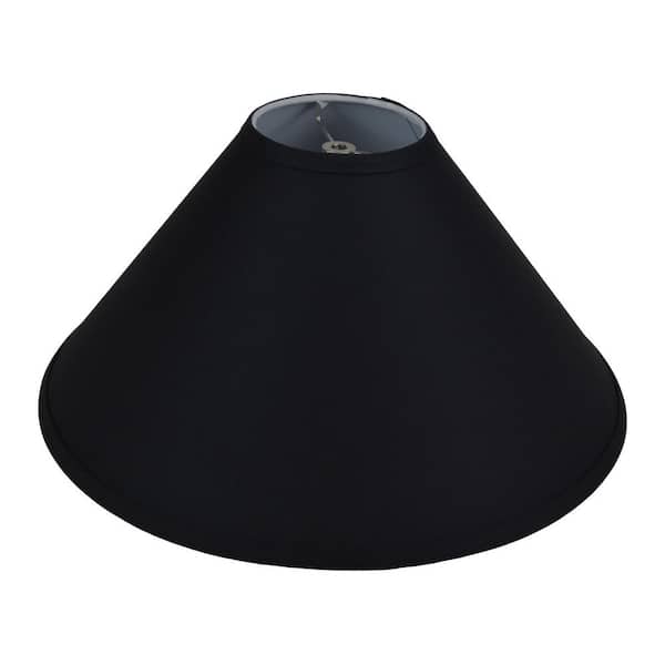Black Nickel Hardware Coolie Lamp Shade, Black Lamp Shades At Home Depot
