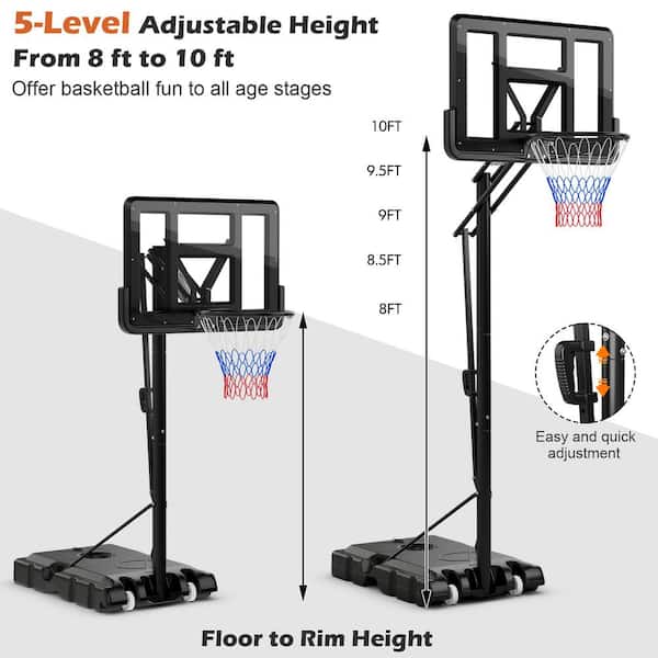 Movable Basketball Stand with Ring, Sports Equipment, Sports & Games,  Billiards and Bowling on Carousell