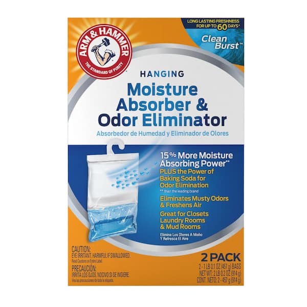 16 oz. Hanging Moisture Absorber for Closets (2-Pack), Clean Burst