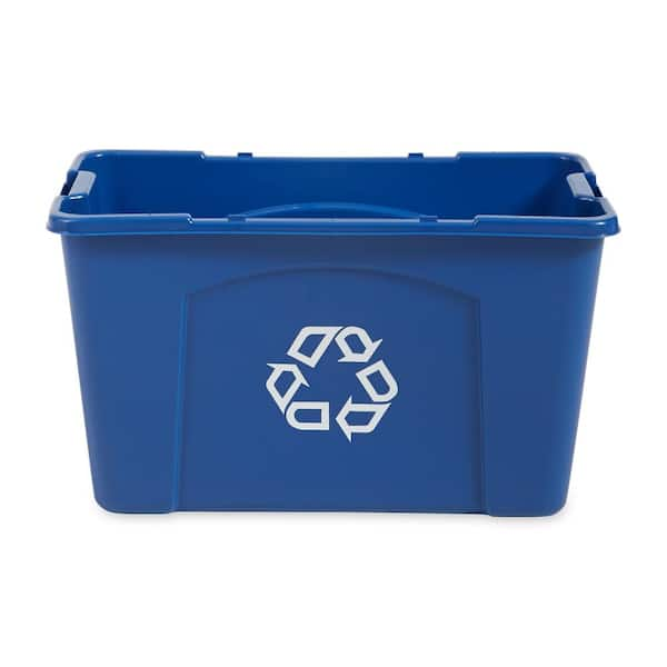 RECYCLE BIN 25 LITRE SLIM SORTING BIN KITCHEN OFFICE WITH LID BLUE RED  YELLOW GR